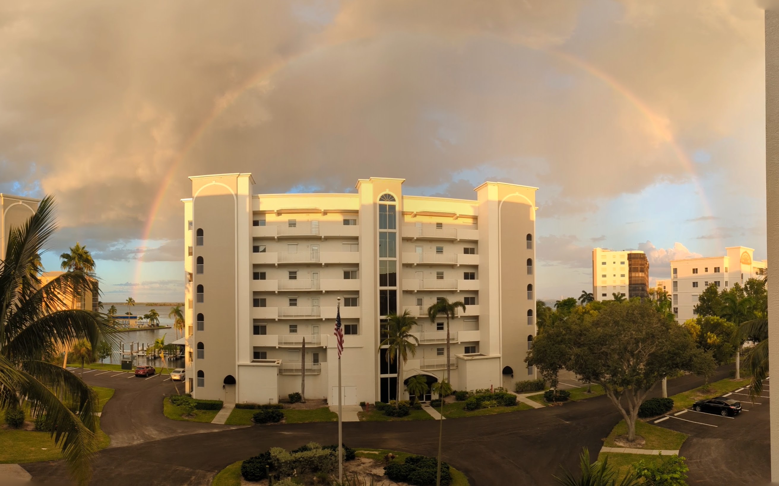 Panoramic night view
