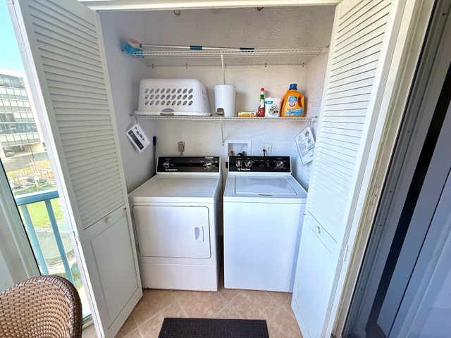 In-unit washer and dryer