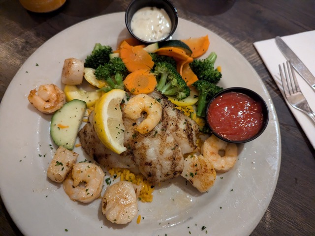 Ultimate Seafood Trio at Coconut Jack's Waterfront Grille
