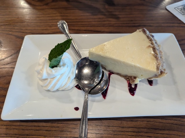 Key lime pie at Doc Ford's Rum Bar & Grille